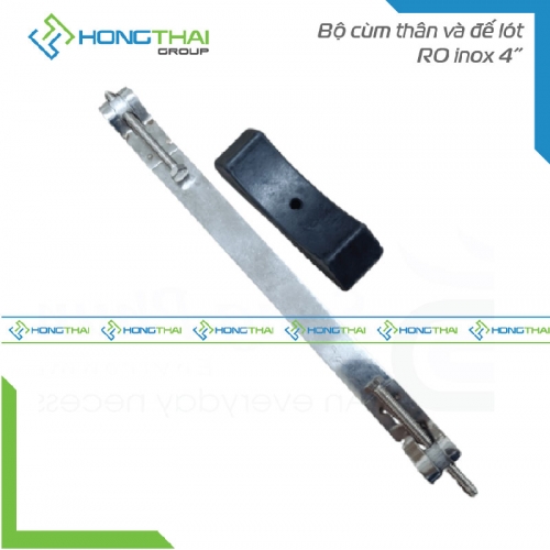 Bộ cùm thân và đế lót RO inox 4