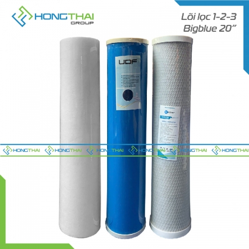 Bộ lõi lọc 1-2-3 Bigblue 20