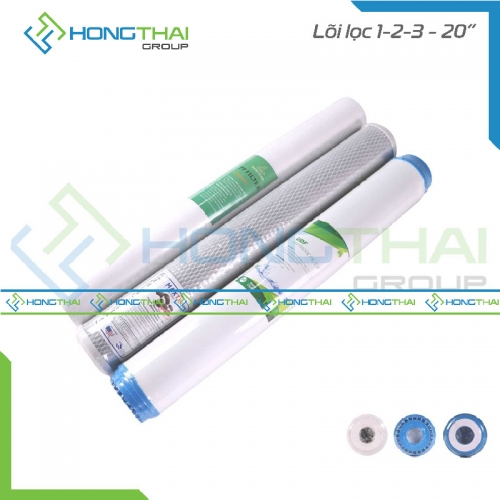 Bộ lõi lọc nước 123 20