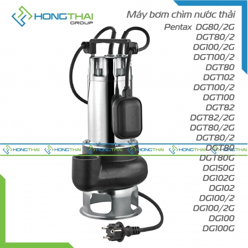  Bơm chìm nước thải Pentax Series DG và DGT