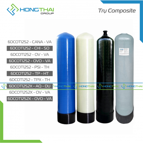Bồn lọc áp lực composite 1252