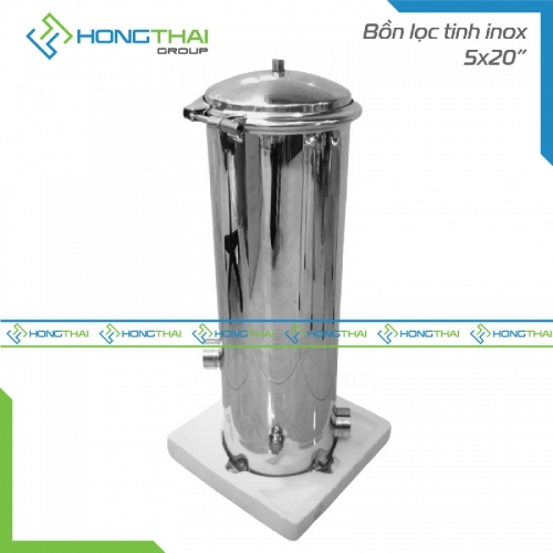 Bồn Lọc Tinh Inox - 5 Lõi - 20