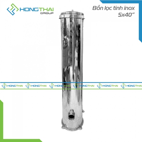  Bồn Lọc Tinh Inox - 5 Lõi - 40