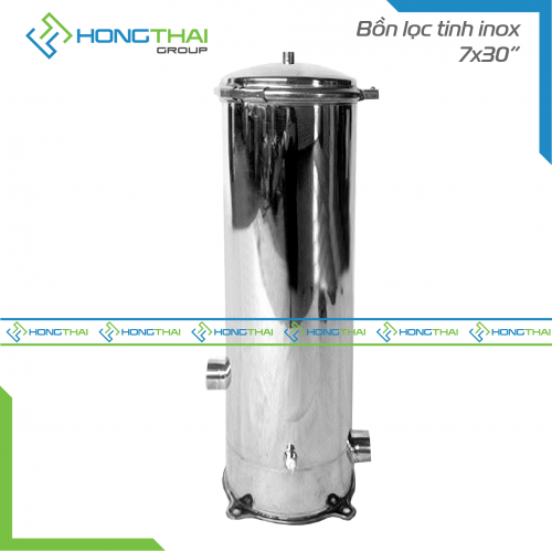 Bồn Lọc Tinh Inox - 7 Lõi - 30 inches