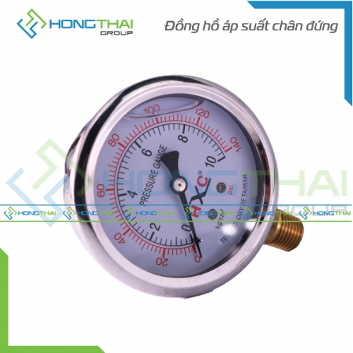 Đồng hồ áp suất chân đứng